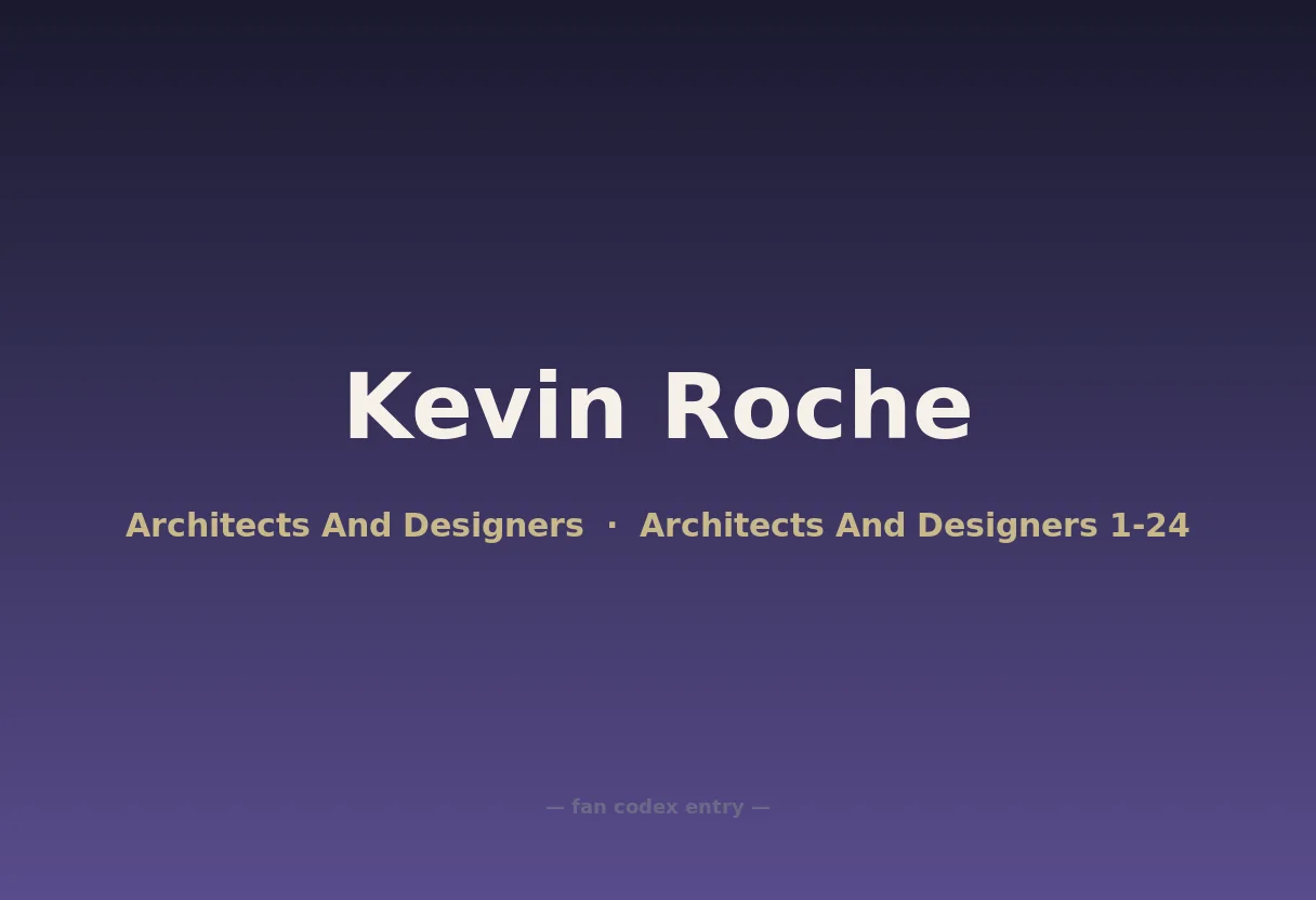 Kevin Roche