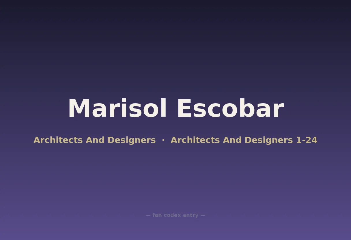 Marisol Escobar