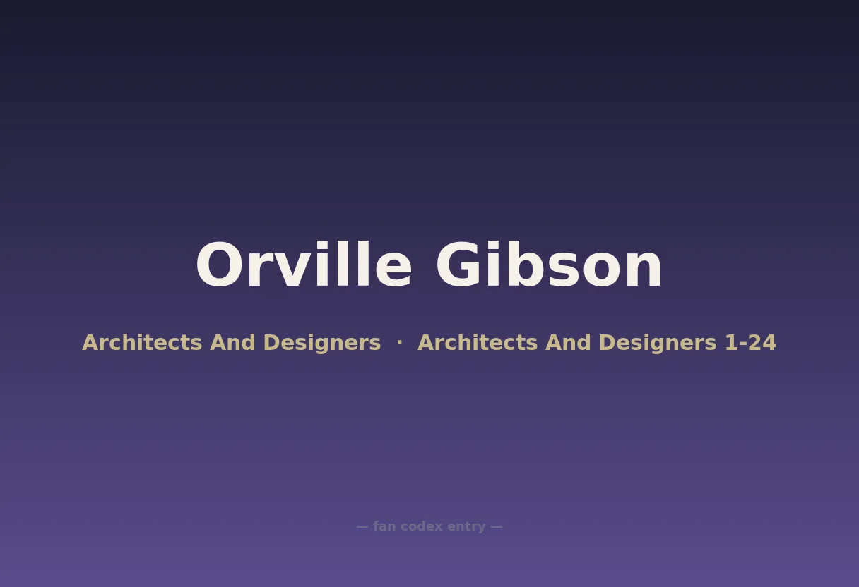 Orville Gibson