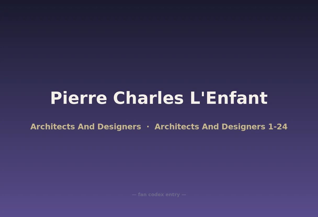 Pierre Charles L'Enfant