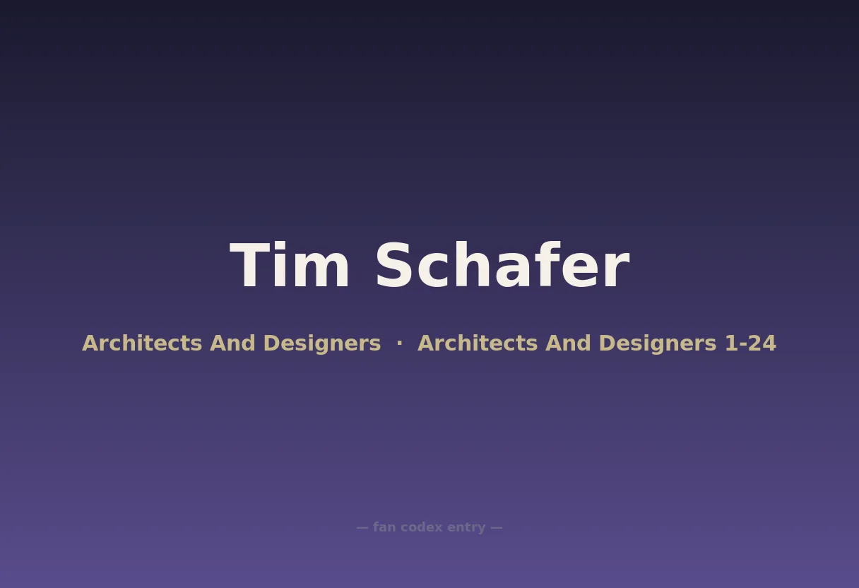 Tim Schafer